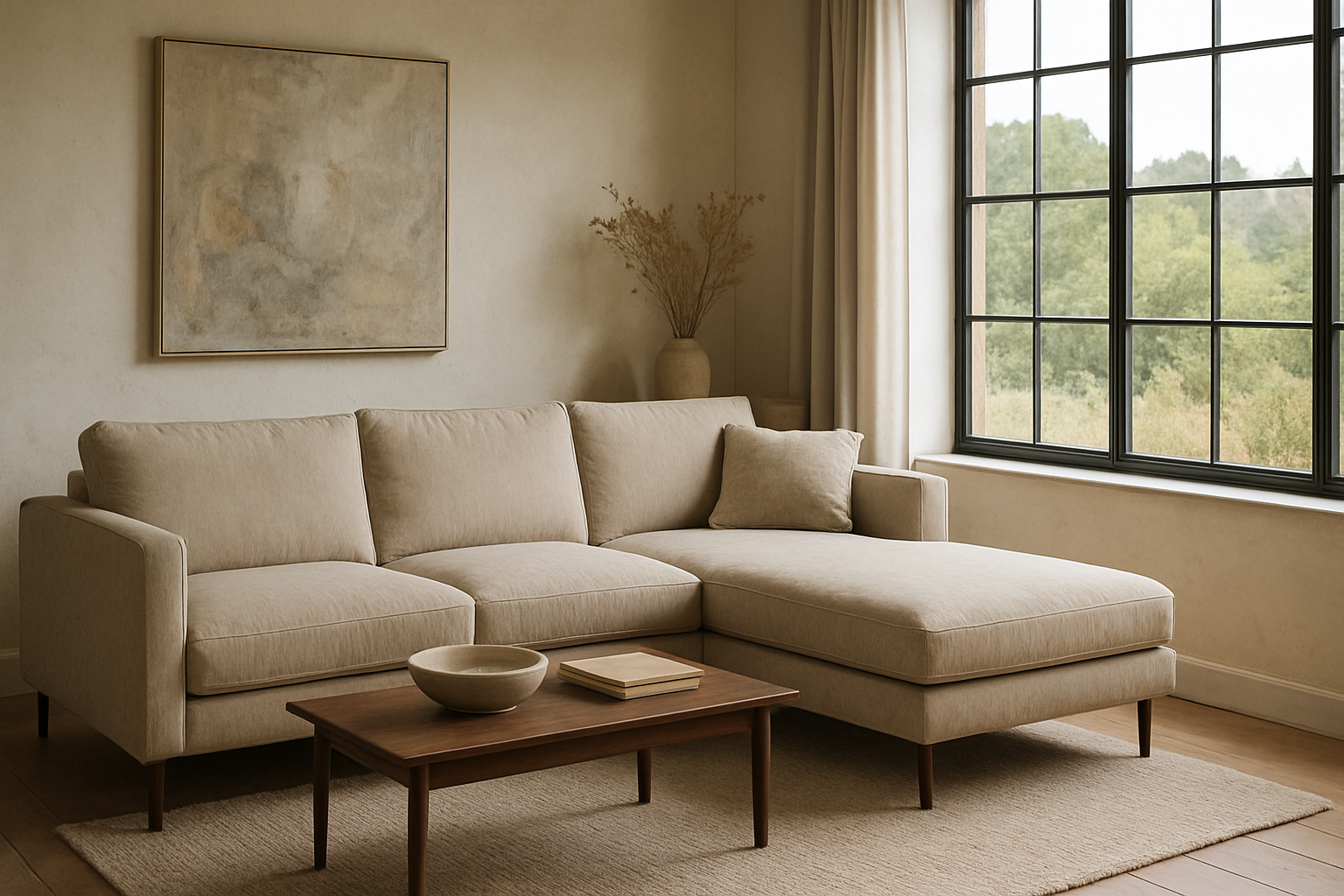 Foto bij Hoekbank met chaise longue: de ideale plek voor lange avonden binnen